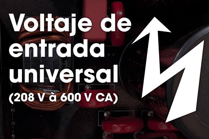 Voltaje de entrada universal Voltaje de entrada universal